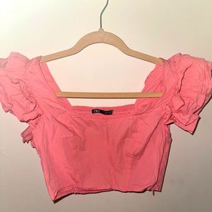 Crop top Rose🌸. #Zara